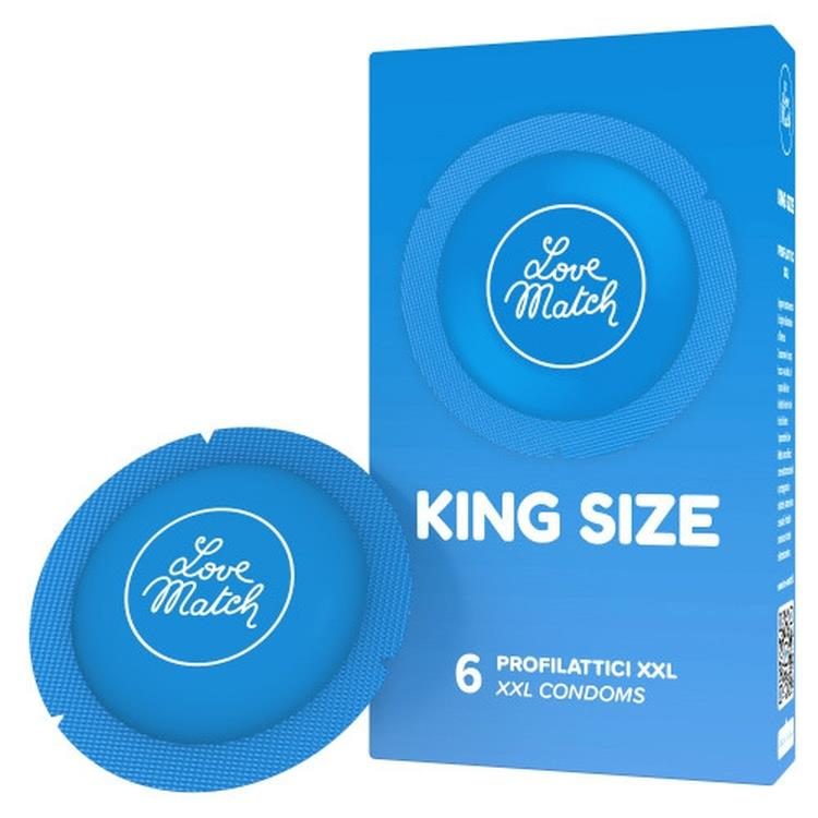 Prezerwatywy Love Match King Size XXL 6 sztuk