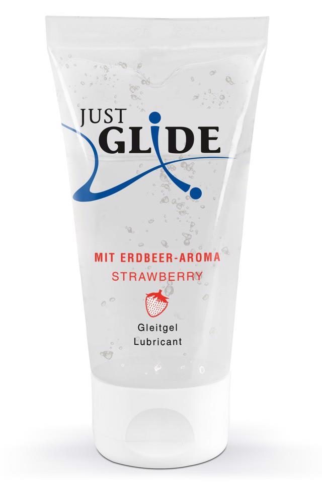 Lubrykant truskawkowy na bazie wody Just Glide 50 ml