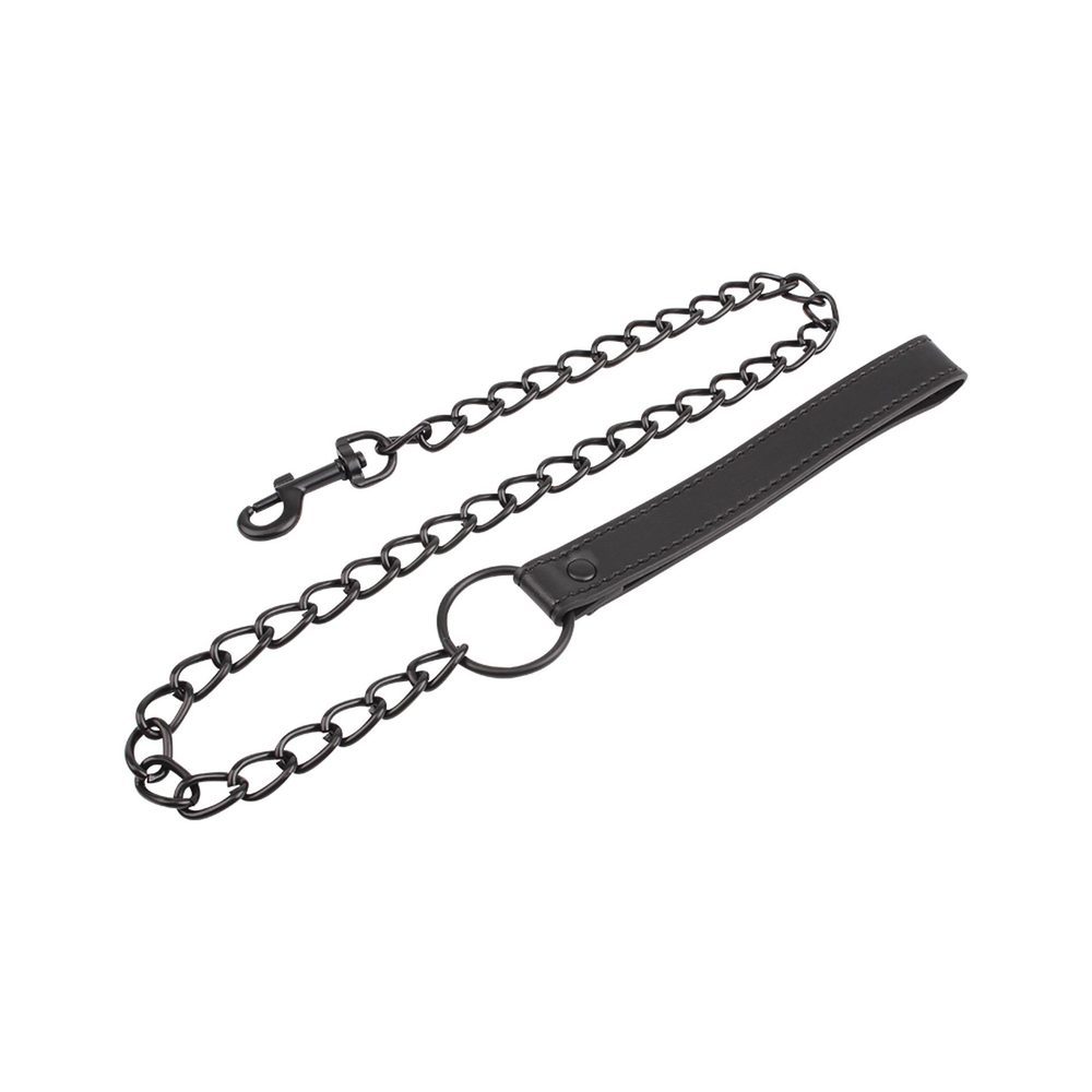 Smycz BDSM z łańcuchem metalowym Fierce Euphoria 80 cm
