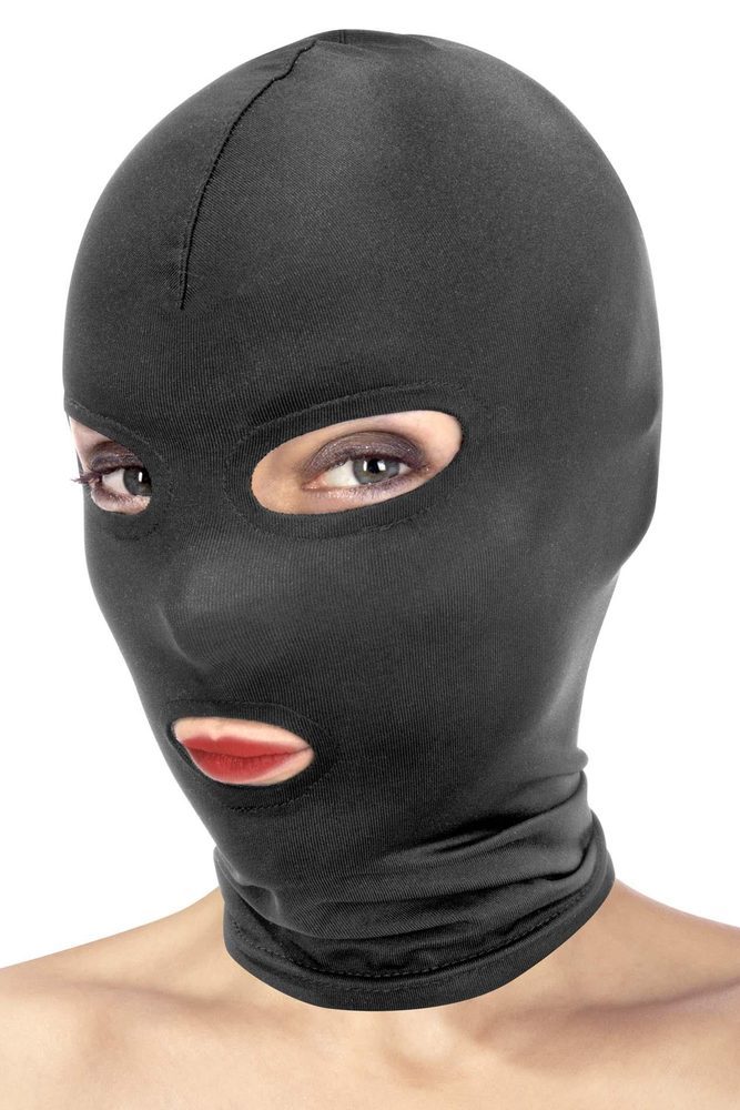 Maska spandex z otwartymi oczami i ustami Fetish Tentation