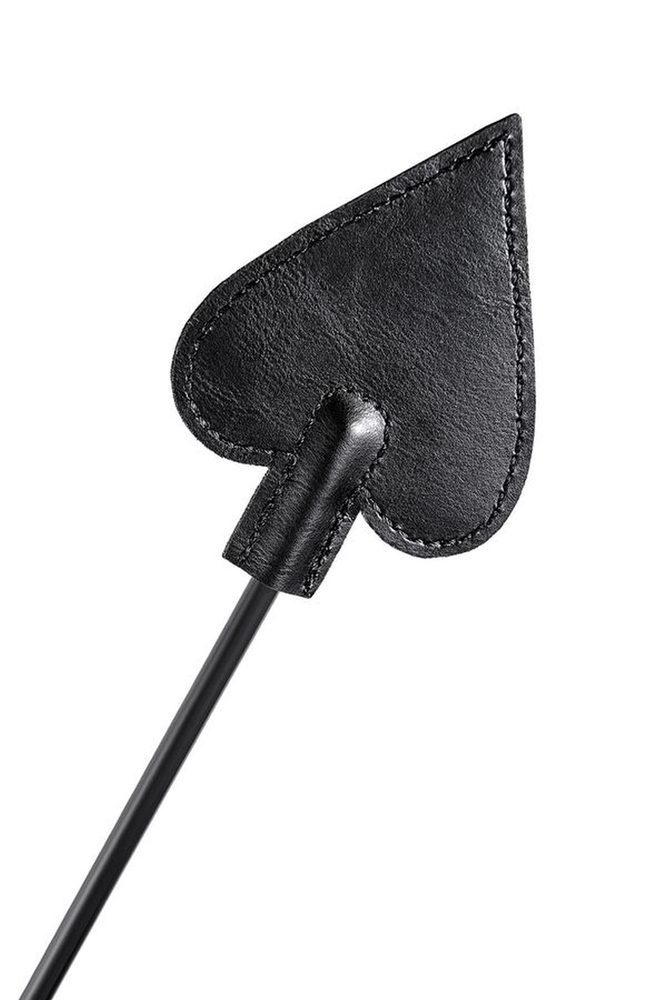 Bicz skórzany PU Anonymo Stack czarny 36 cm