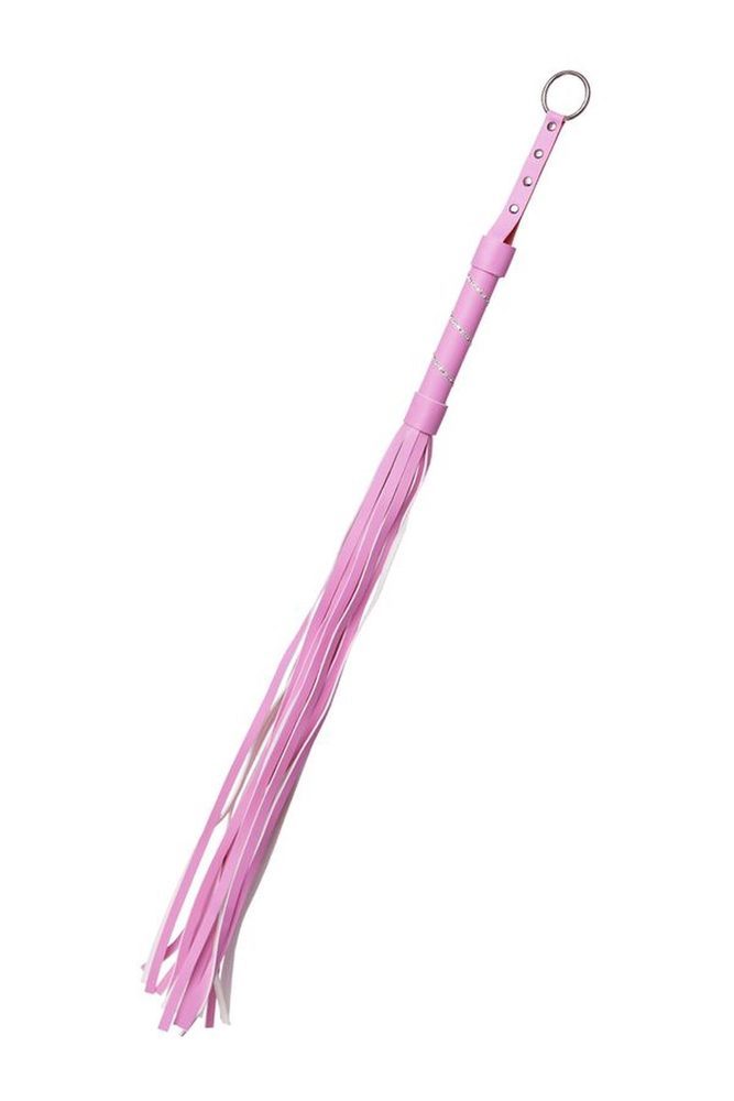Pejcz zamszowy Anonymo różowy 64 cm