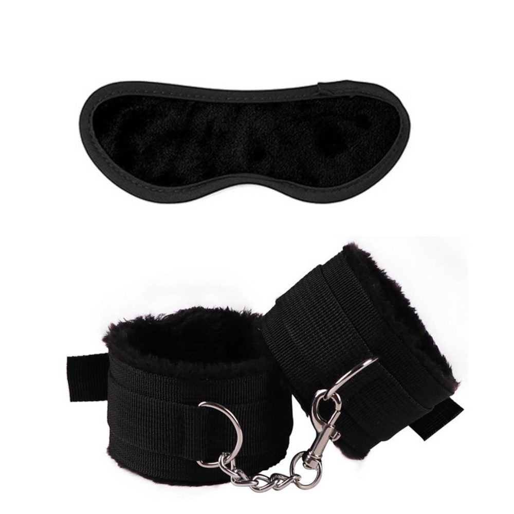 Zestaw BDSM 10 elementów Fetish B Series czarny