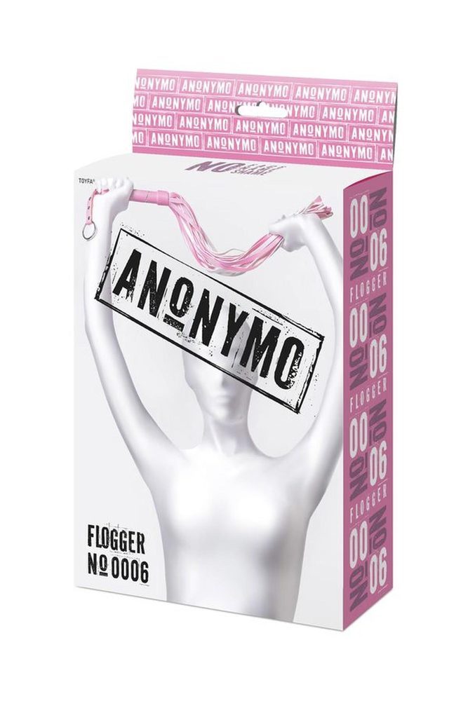 Pejcz zamszowy Anonymo różowy 64 cm