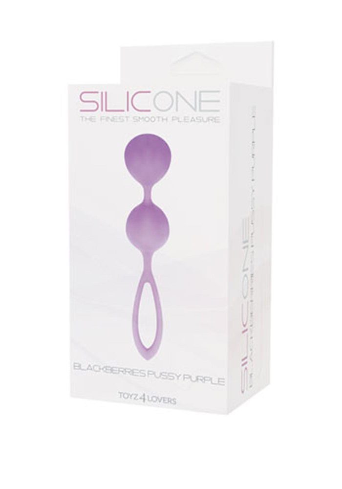 Kulki silikonowe Toyz4lovers fioletowe 17 cm