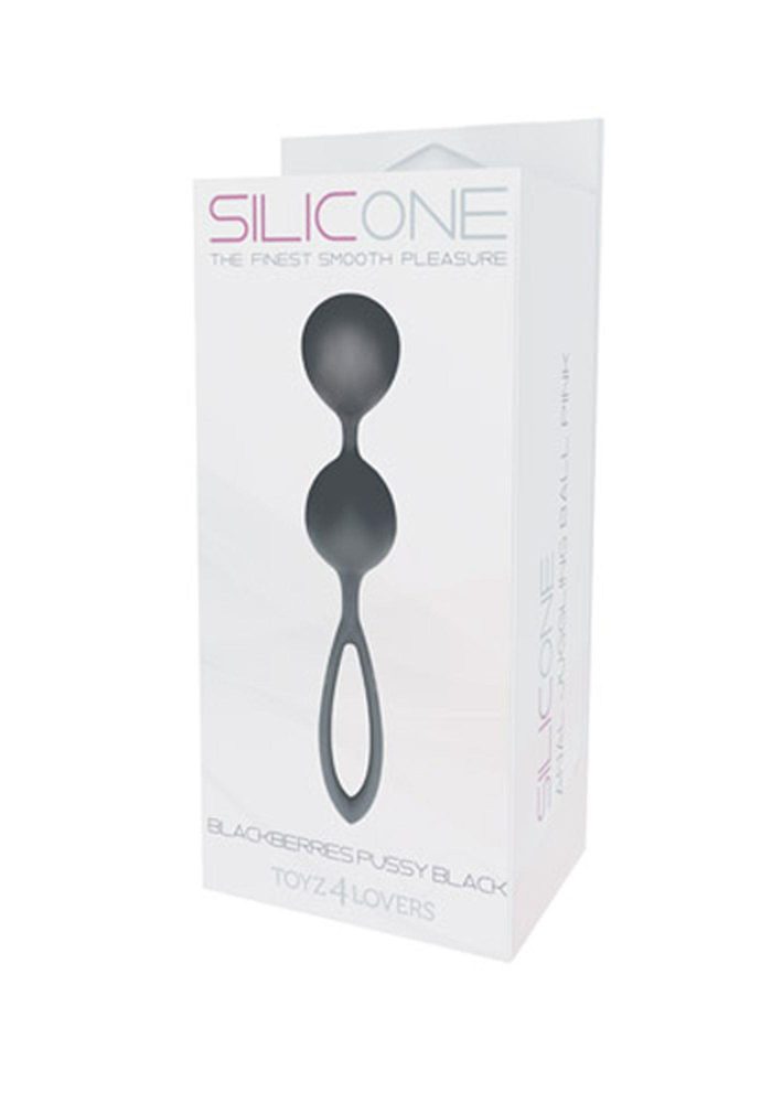 Kulki silikonowe Toyz4lovers Blackberries czarne 17 cm