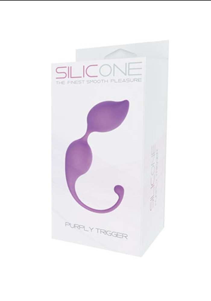 Kulki silikonowe Toyz4lovers fioletowe 20 cm
