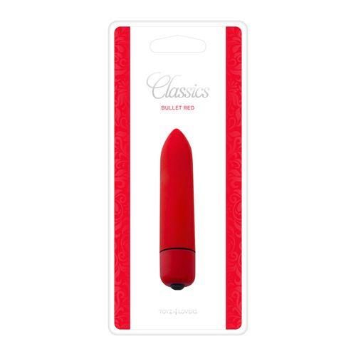 Wibrator bullet Toyz4lovers Classics czerwony 9 cm