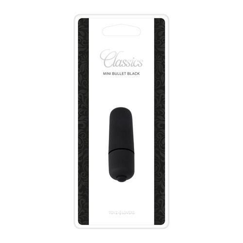 Mini wibrator bullet Classics Toyz4lovers czarny 5,5 cm wodoodporny