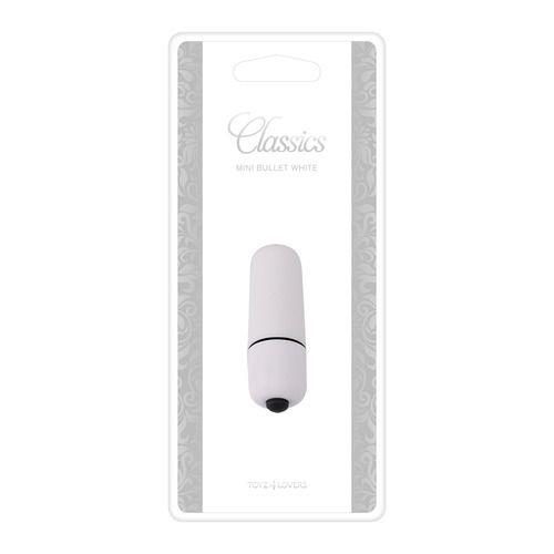 Mini wibrator bullet Toyz4lovers classics biały 5,5 cm wodoodporny