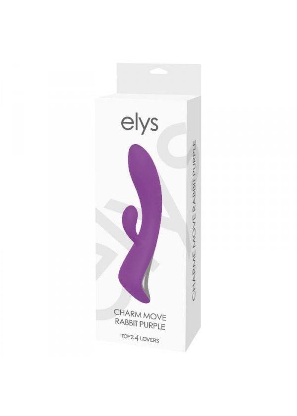 Wibrator króliczek Elys Charm Move fioletowy USB