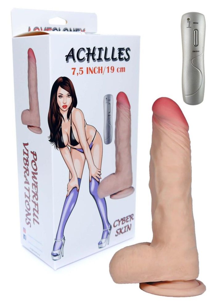 Wibrator realistyczny Achilles Loveclonex 19 cm