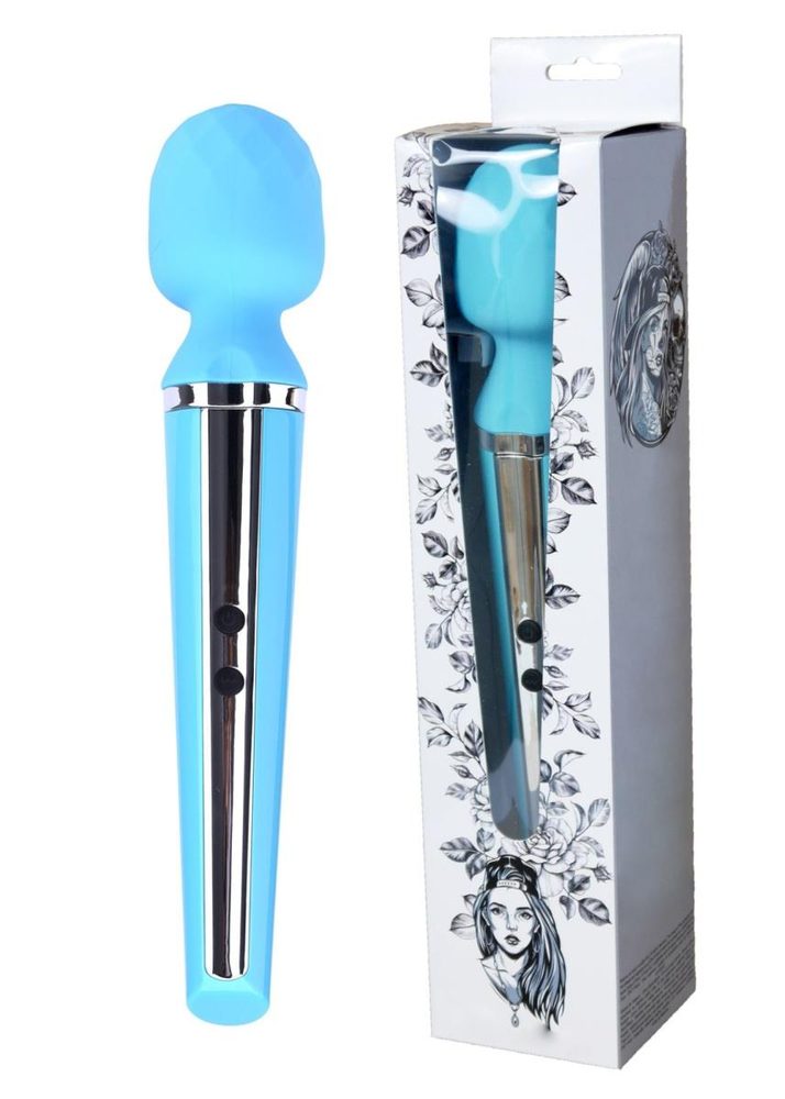 Masażer stymulator silikonowy B Series Magic niebieski USB 10 funkcji