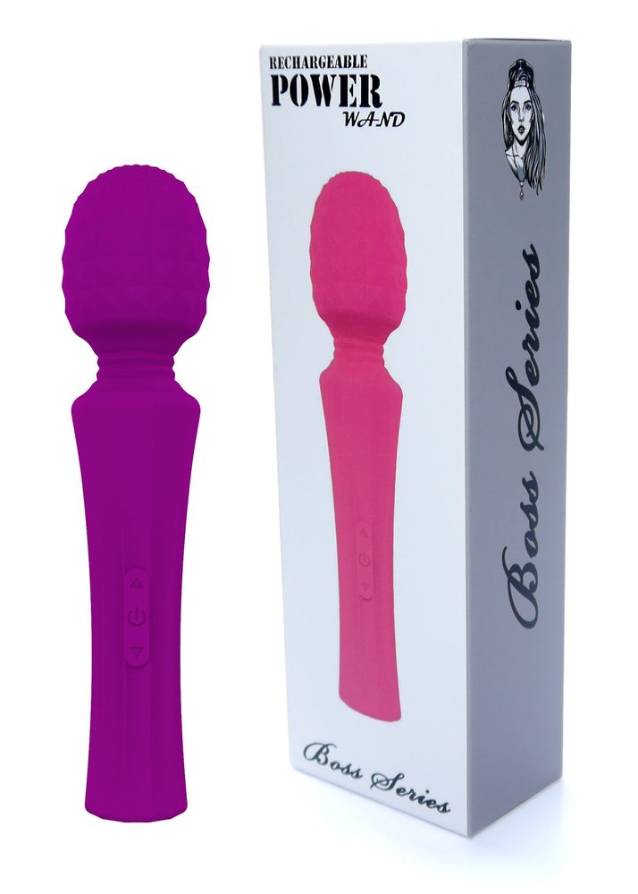 Mocny masażer wibracyjny B Series Magic fioletowy USB