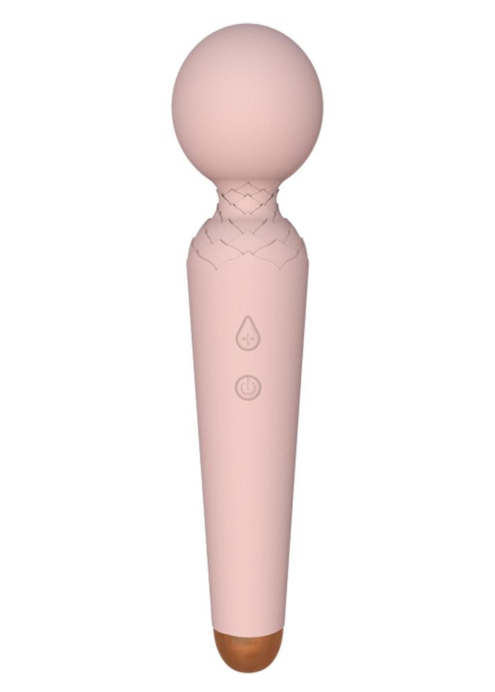 Stymulator łechtaczki Power Wand B Series Magic USB 10 funkcji cielisty
