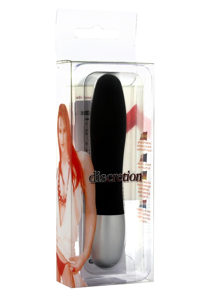 Wibrator mini żebrowany Seven Creations czarny 11 cm
