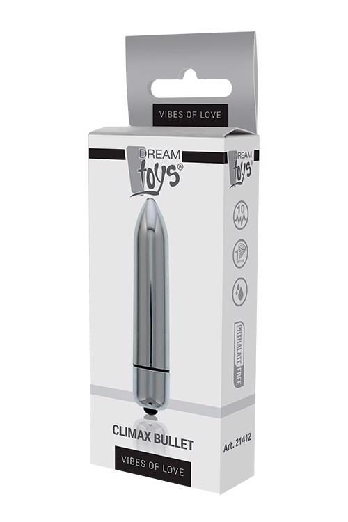 Mini wibrator pociskowy Climax Bullet Dream Toys 10 funkcji 8,5 cm