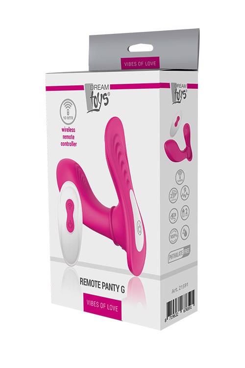 Wibrator punktu G Dream Toys z pilotem magenta USB