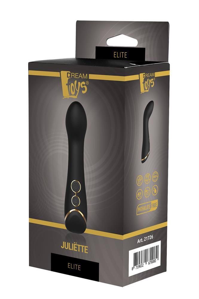 Wibrator punktu G Elite Juliette Dream Toys czarny USB 15 cm