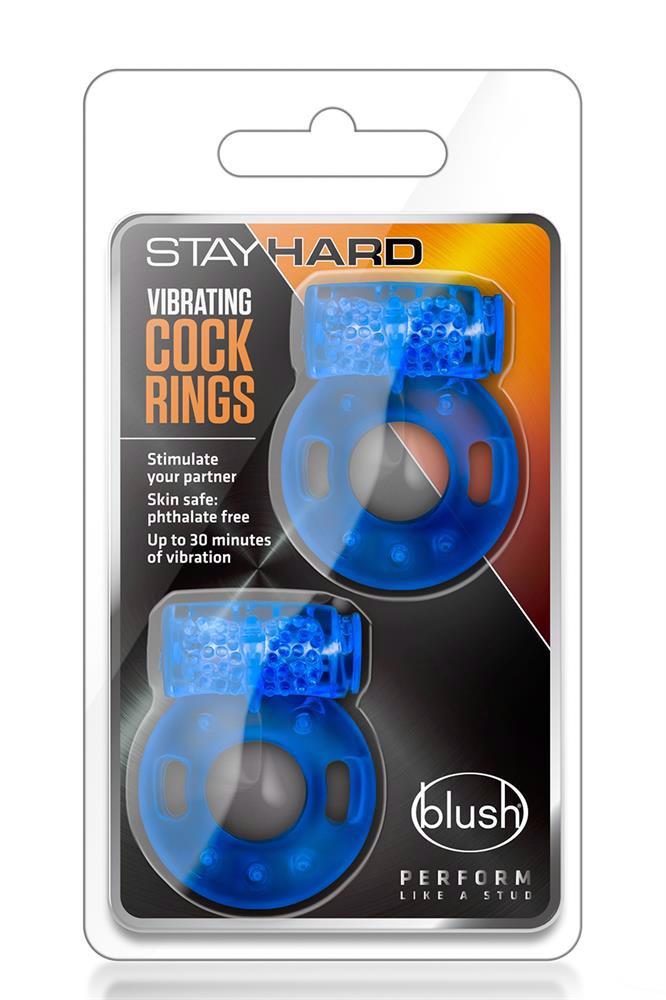 Pierścień wibrujący Blush Stay Hard 2 sztuki