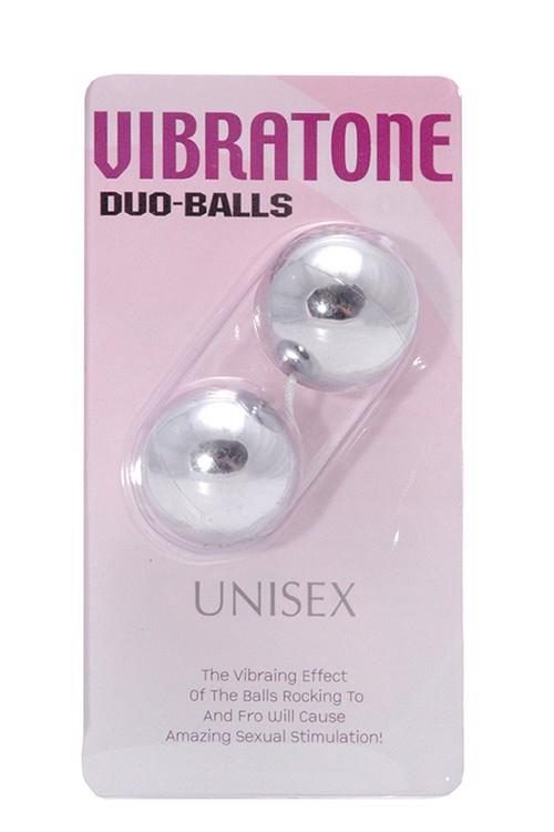 Kulki duo Vibratone srebrne