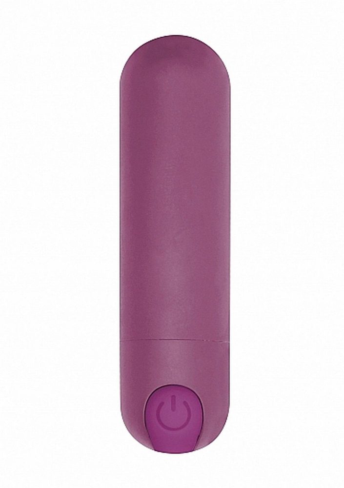 Mini wibrator pociskowy 10 prędkości Be Good Tonight fioletowy USB 8cm