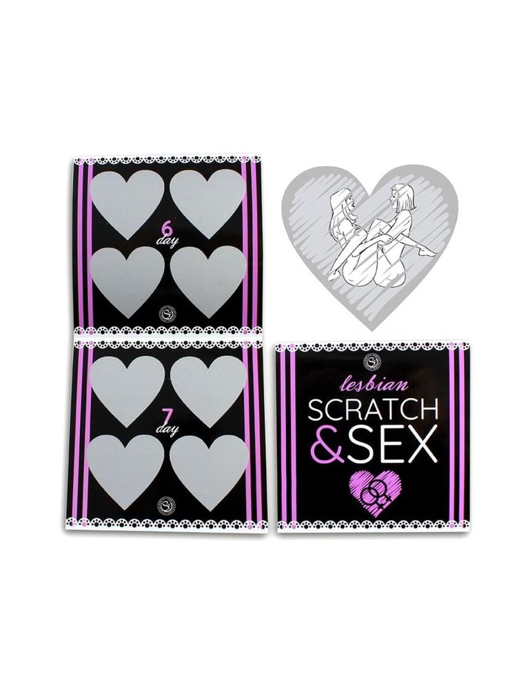 Gra erotyczna zdrapka Scratch Sex Lesbijska Secret Play