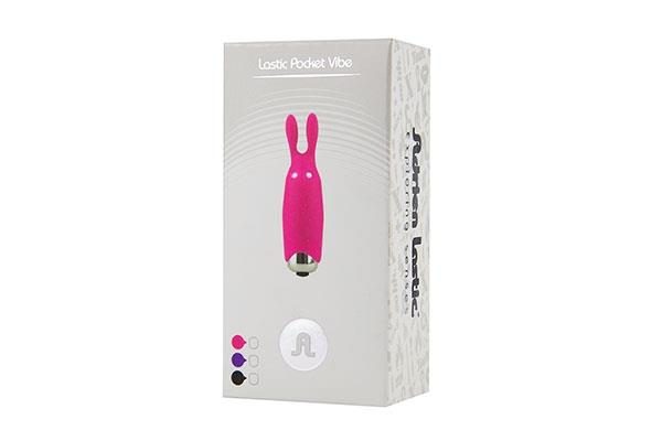 Wibrator króliczek Adrien Lastic silikonowy różowy 8 5 cm
