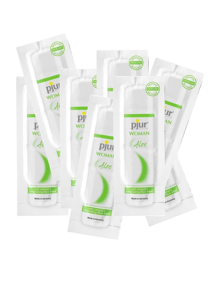 Lubrykant na bazie wody Pjur Woman Aloe 2 ml 50 sztuk