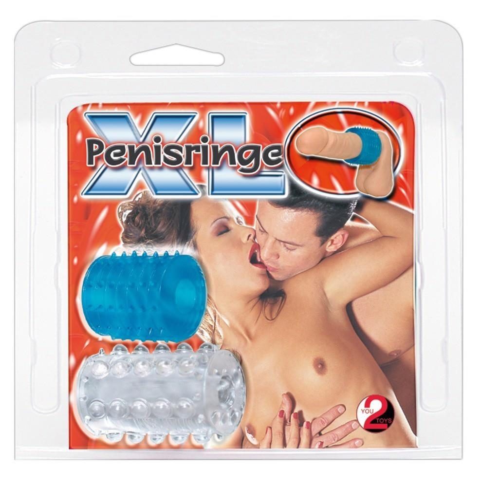 Zestaw XL Pierścieni Erekcyjnych You2Toys TPE Niebieski Biały