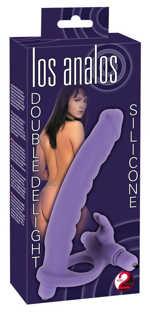 Pierścień wibrujący You2Toys silikonowy fioletowy 17 cm