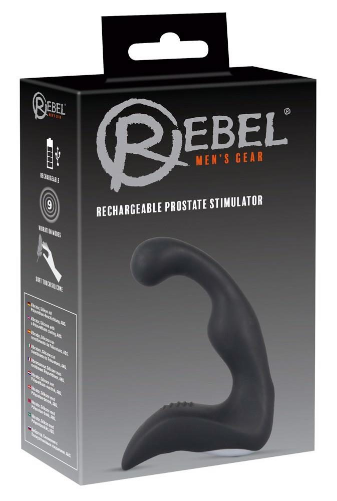 Masażer prostaty Rebel silikonowy USB 14,6 cm