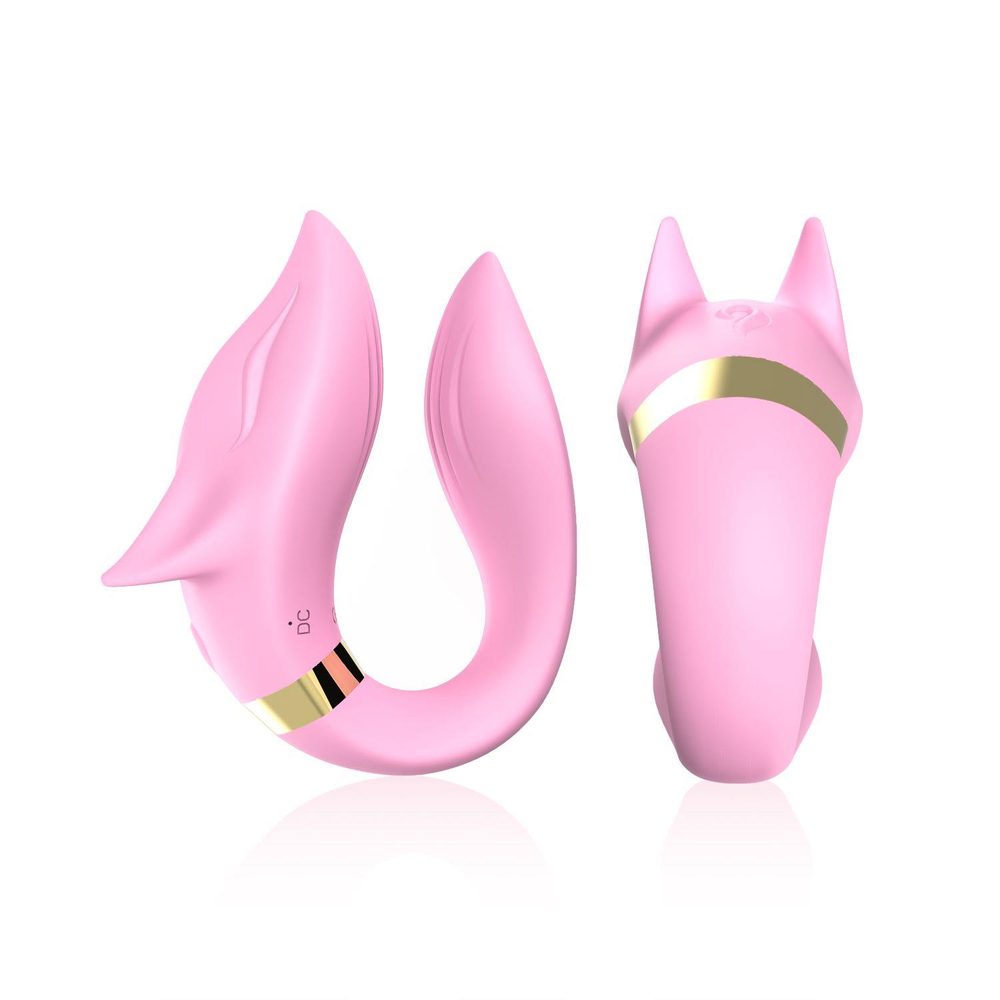 Stymulator łechtaczki Fox jasnoróżowy silikonowy USB B Series Joy