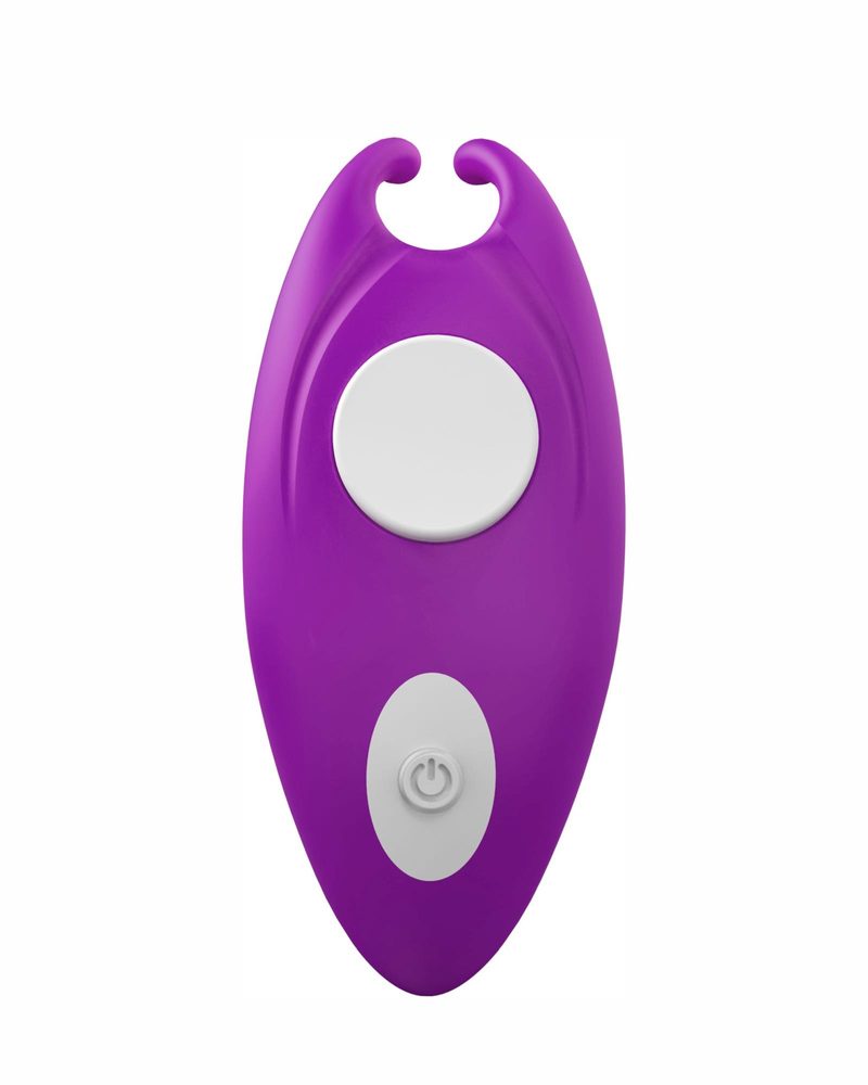 Stymulator łechtaczki do majtek Joy fioletowy z pilotem USB