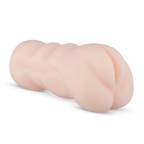 Masturbator TPR z wybrzuszeniami Nicole Adams EasyToys beżowy