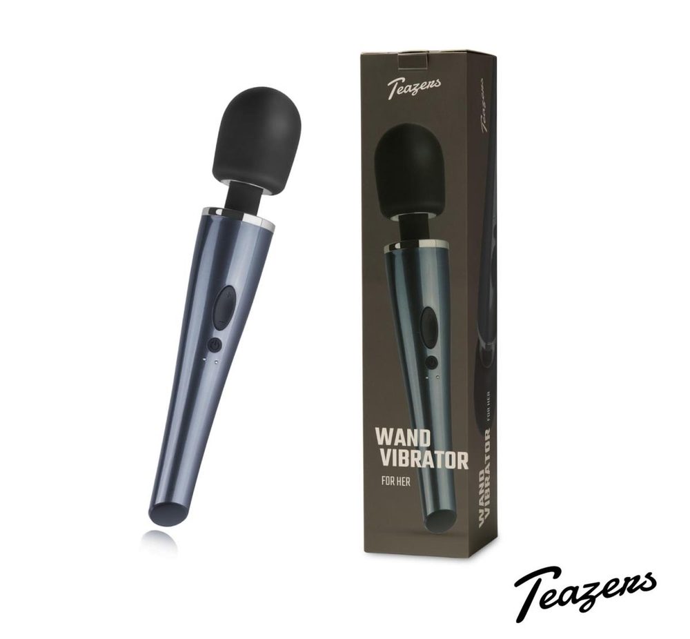 Masażer wibracyjny czarny Teazers Lightning