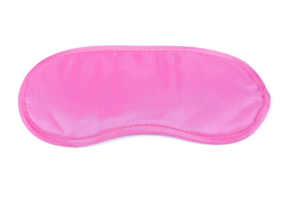 Różowa satynowa maska na oczy Fetish B Series