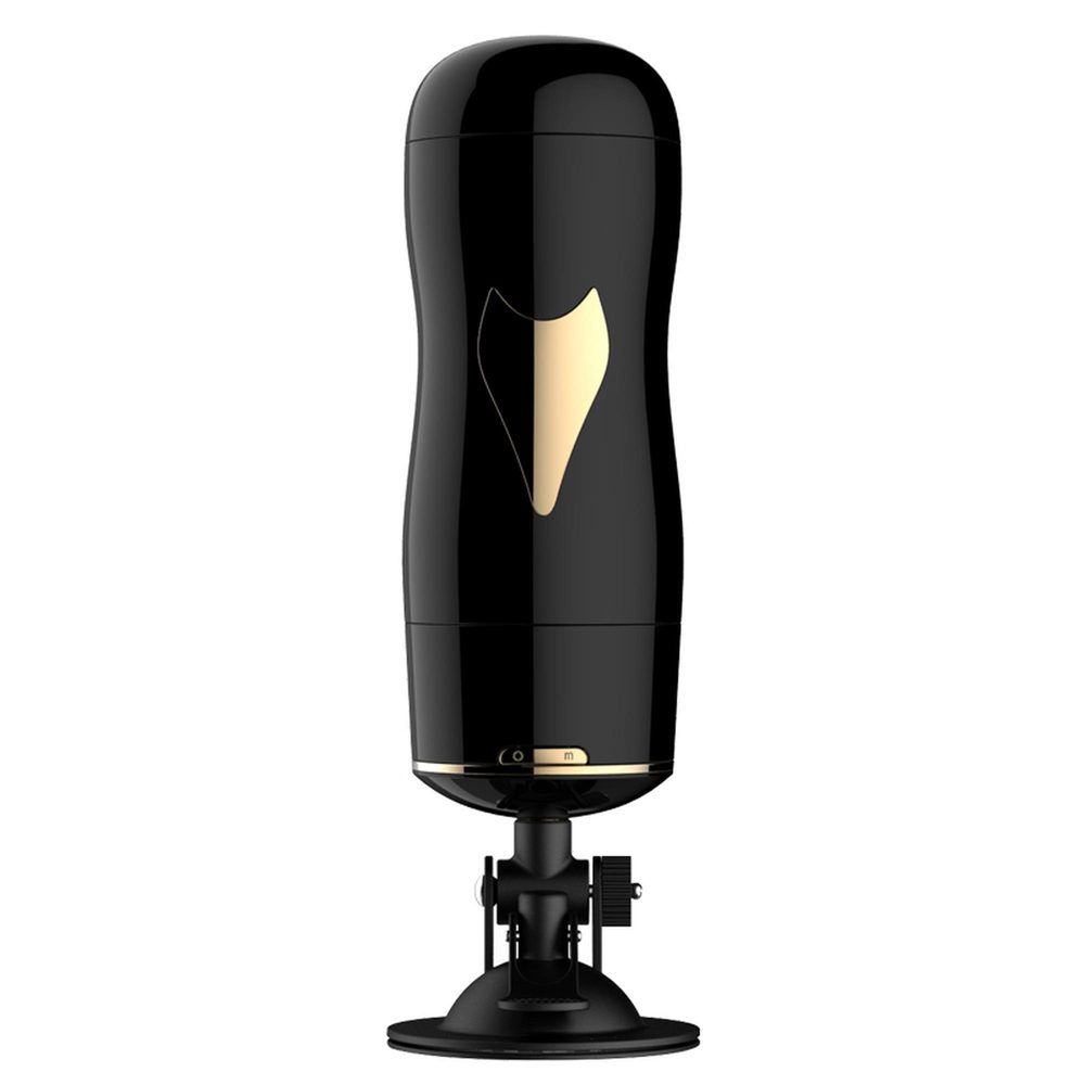 Dwustronny masturbator z wibracją B Series Fox czarny USB