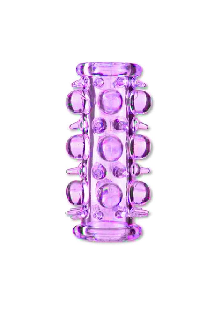 Nakładka przelotowa stymulująca Stretchy Sleeve fioletowa EasyLove