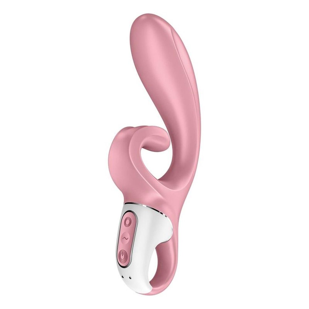 Wibrator punktu G Satisfyer Hug Me różowy silikonowy z aplikacją USB