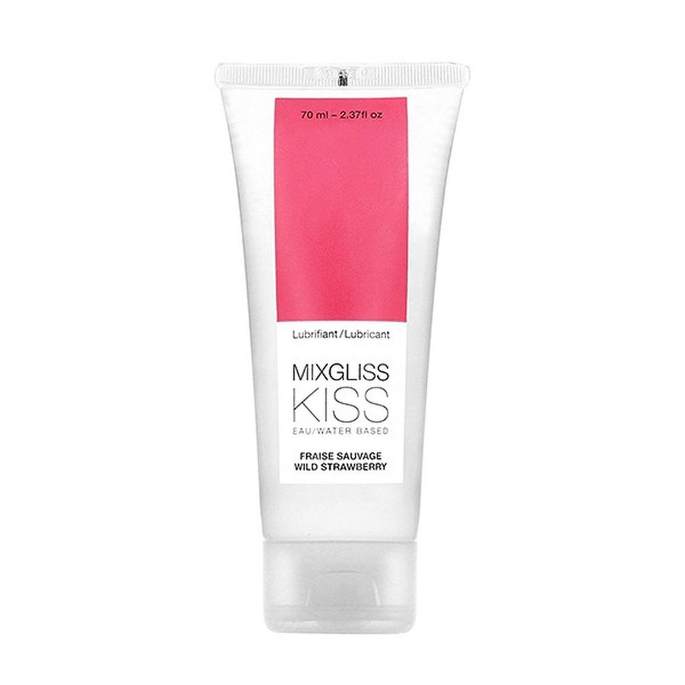 Lubrykant wodny Mixgliss Kiss truskawkowy 70 ml
