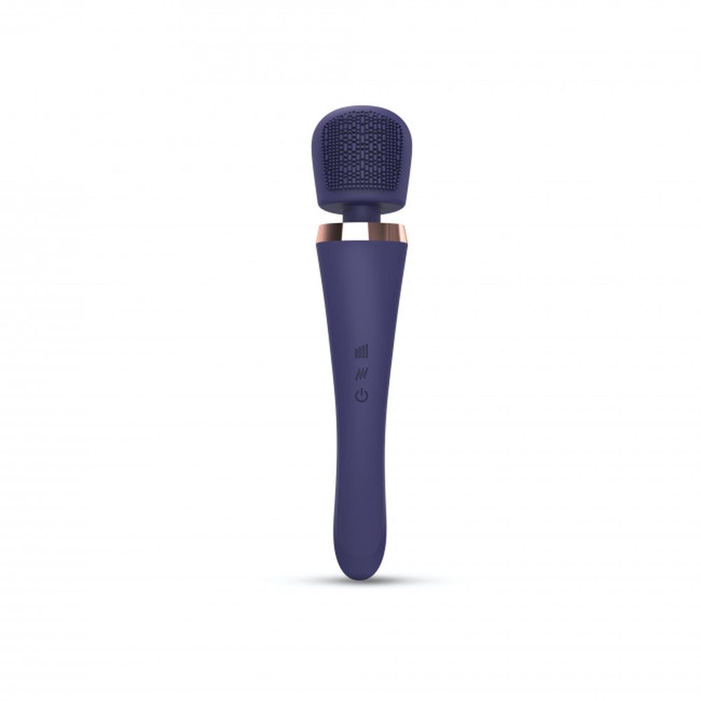 Masażer różdżkowy Brush Crush Love to Love indygo USB 25 cm