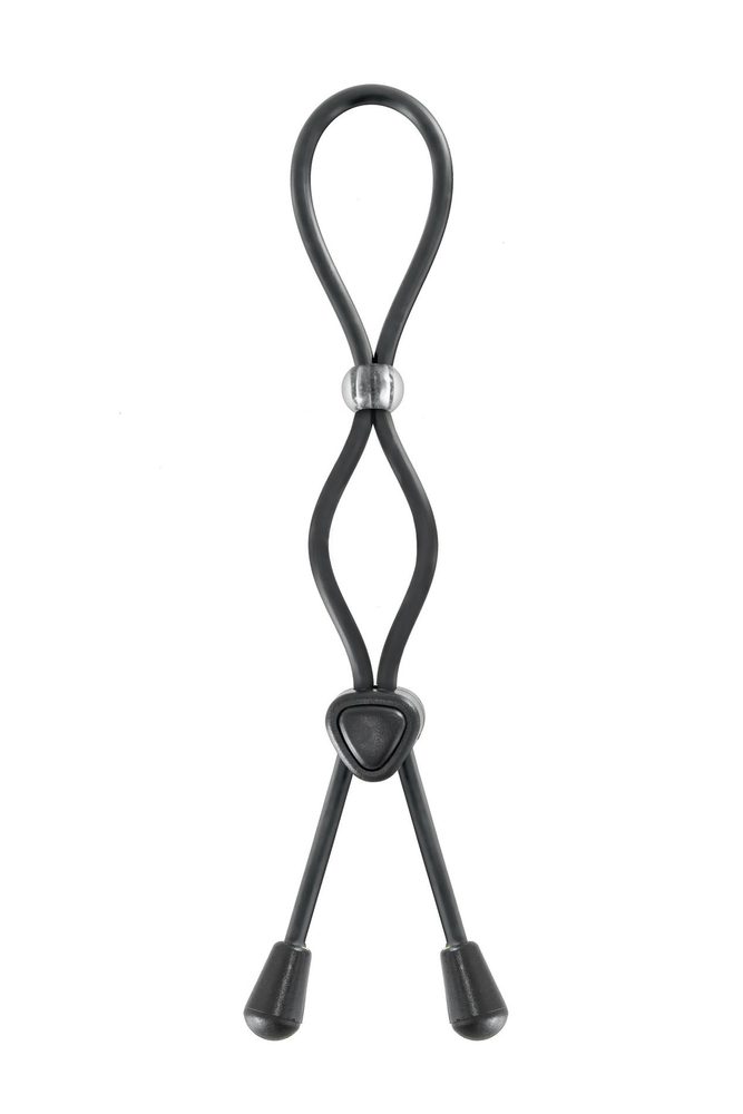 Pierścień erekcyjny regulowany podwójny silikonowy Blue Junker 38 cm