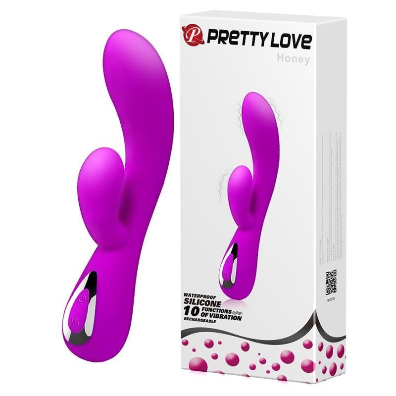 Wibrator punktu G Pretty Love Honey silikonowy USB 19 cm