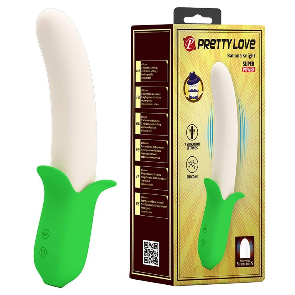 Wibrator silikonowy punktu G Pretty Love Banana Knight USB