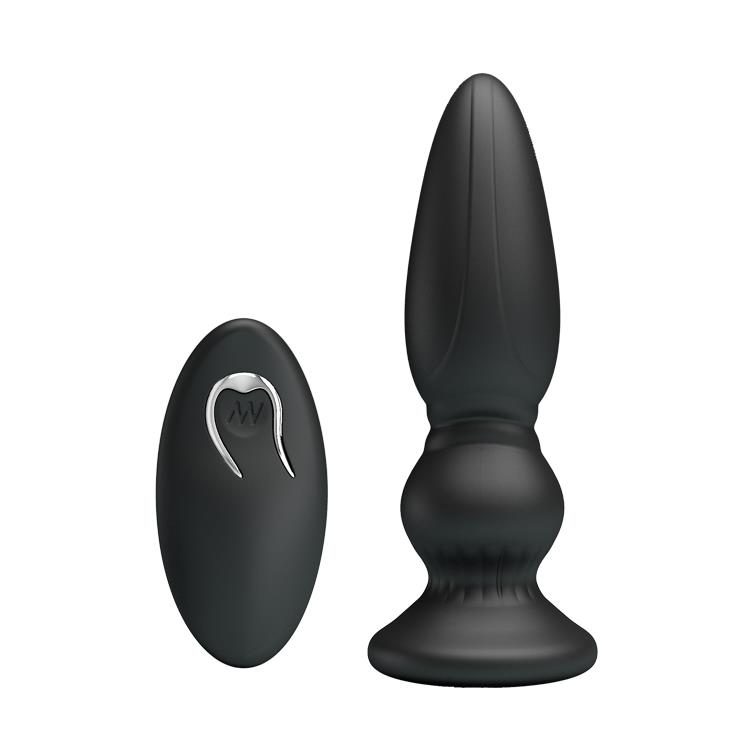 Wibrujący masażer prostaty Mr Play czarny
