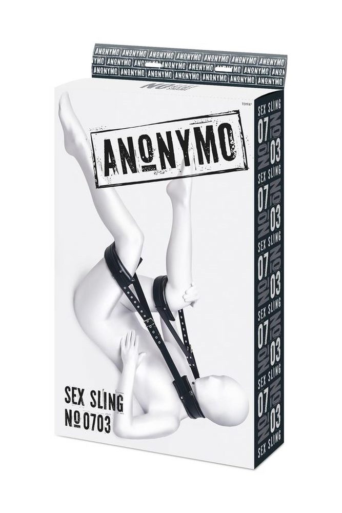 Pas do nóg Anonymo skóra PU czarny 145 cm