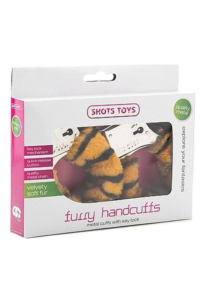 Kajdanki futrzane ShotsToys tygrysie