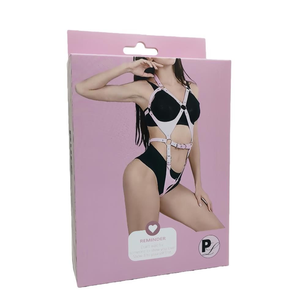 Uprząż regulowana Pure Lust Denise różowa