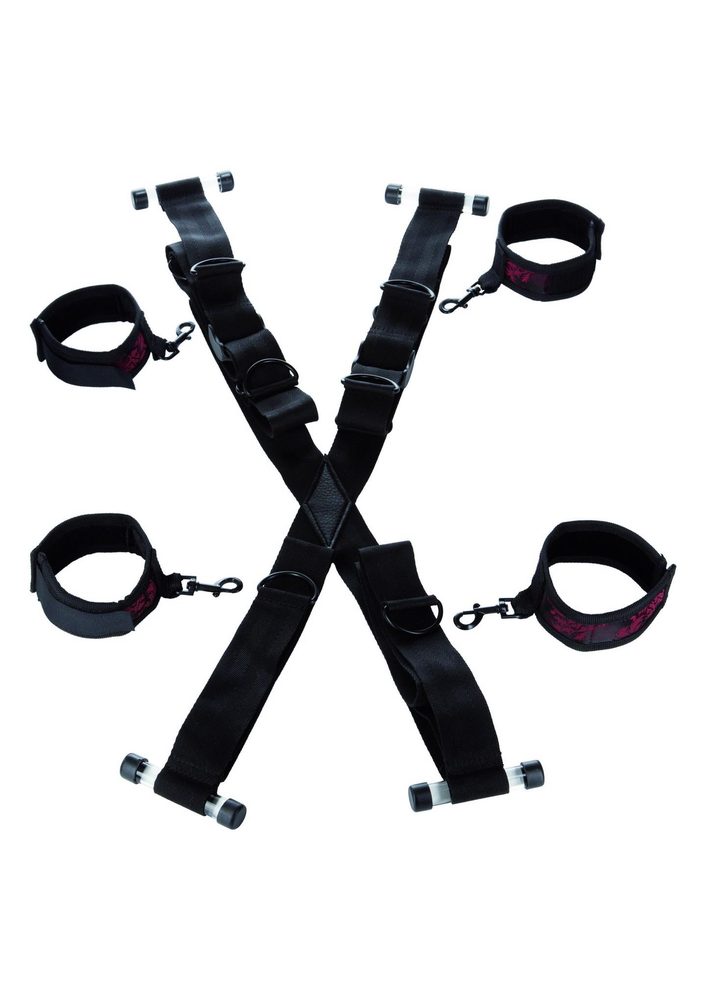 System kajdanek do drzwi Scandal Calexotics czarny 37 cm